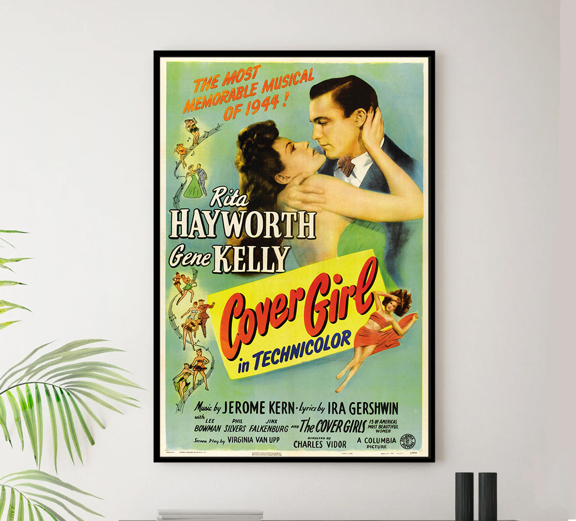 Cover Girl 1944 - Rita Hayworth - US - Classic Movie Poster