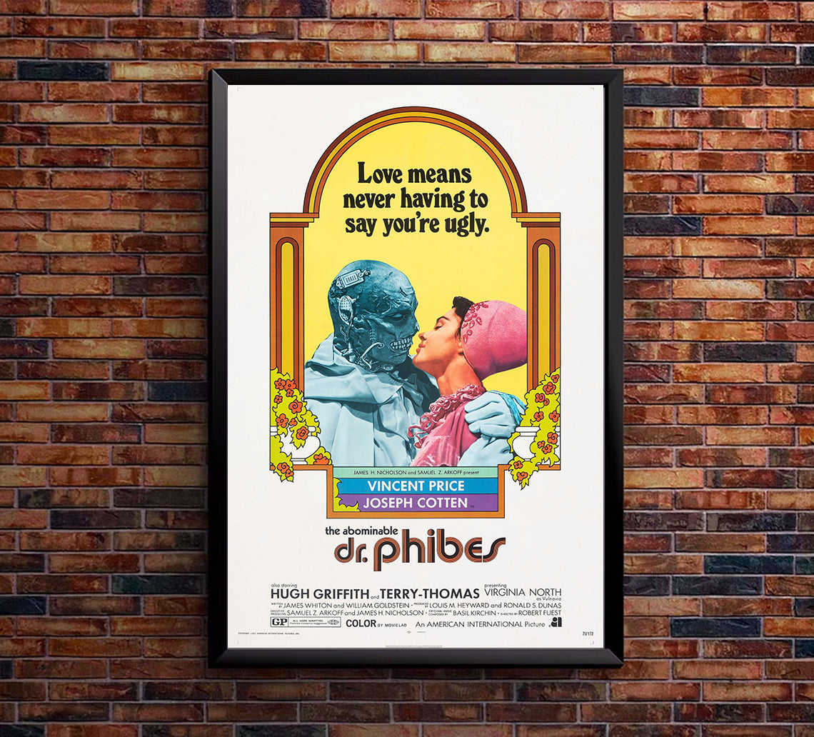 The Abominable Dr. Phibes 1971 - US - v1 - Classic Movie Poster