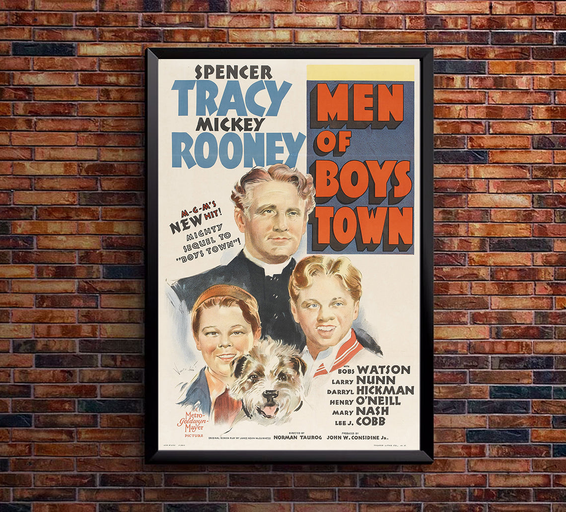 Men of Boys Town 1941 - US - v1 - Classic Movie Poster