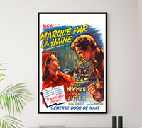 Somebody Up There Likes Me 1956 - Paul Newman - Belgium - Classic Movie Poster