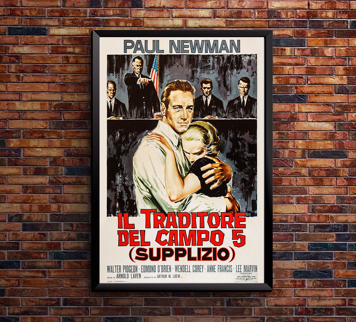 The Rack 1956 - Paul Newman - Italy - Classic Movie Poster