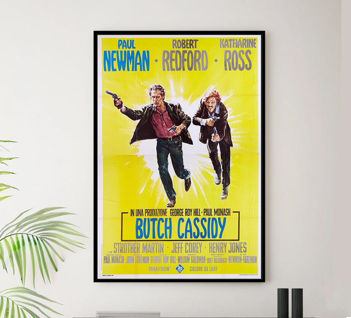 Butch Cassidy and the Sundance Kid 1969 - Paul Newman - Italy - Classic Movie Poster