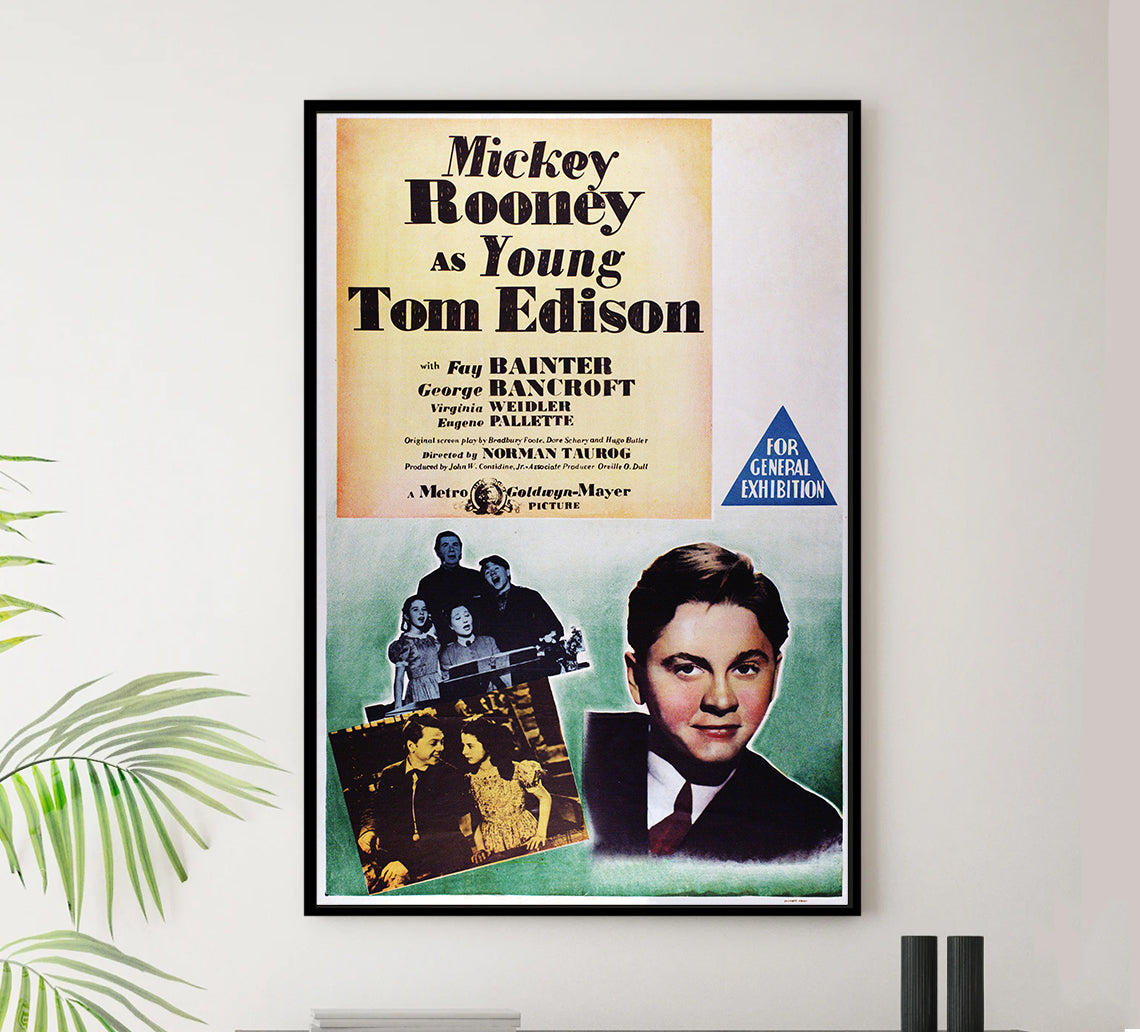Young Tom Edison 1940 - Australia - v1 - Classic Movie Poster
