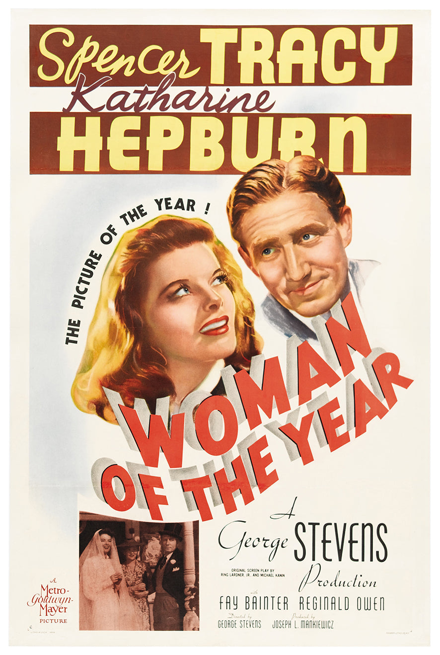 Woman of the Year 1942 - US - v1 - Classic Movie Poster