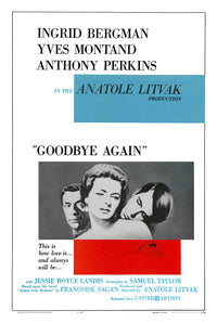 Goodbye Again 1961 - US - v1 - Classsic Movie Poster