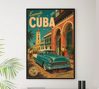 Cuba - Tourism - v1 - Vintage Travel Poster