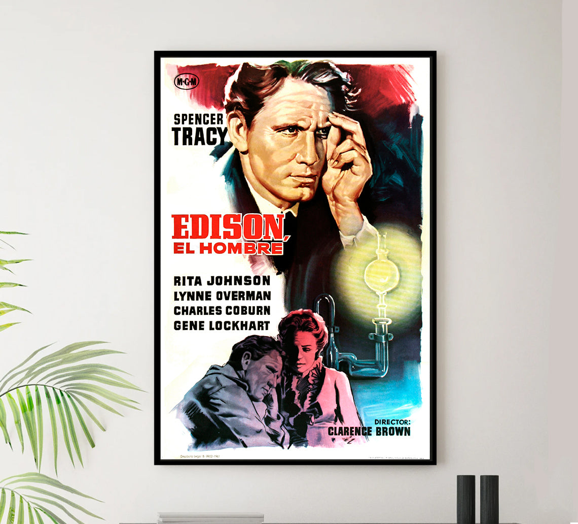 Edison, the Man 1940 - Spain - v1 - Classic Movie Poster