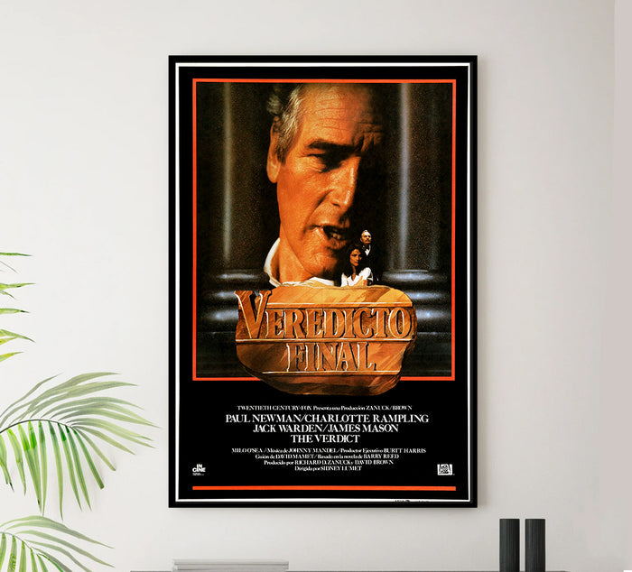 The Verdict 1982 - Paul Newman - Spain - Classic Movie Poster