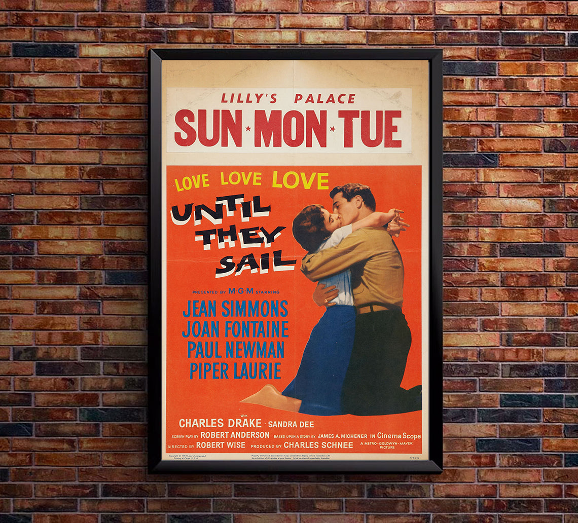 Until They Sail 1957 - Paul Newman - US (3) - Classic Movie Poster