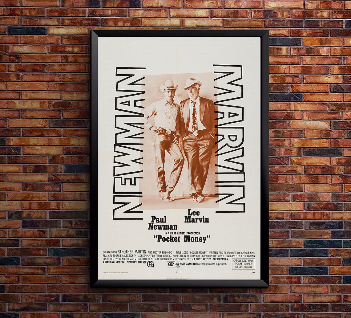 Pocket Money 1972 - Paul Newman - US - Classic Movie Poster