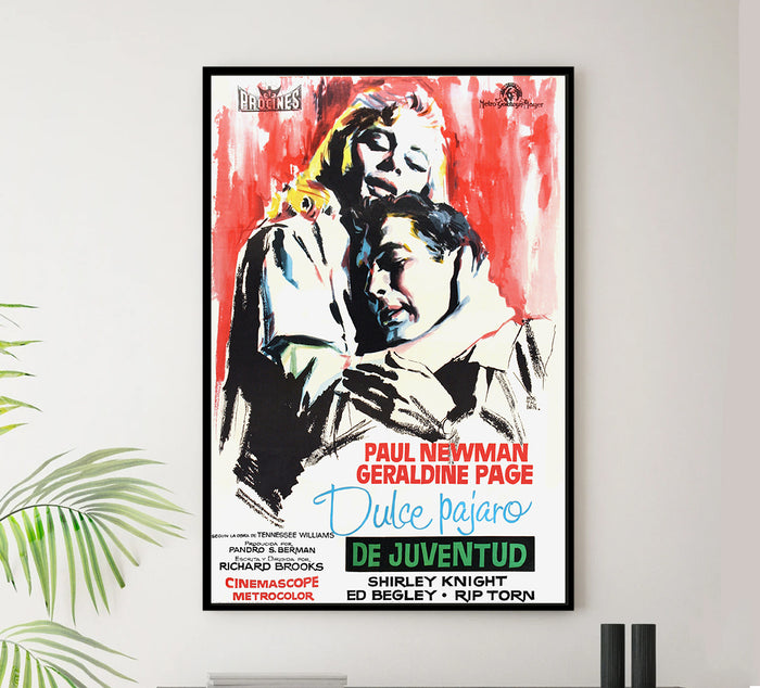 Sweet Bird of Youth 1962 - Paul Newman - Spain (2) - Classic Movie Poster