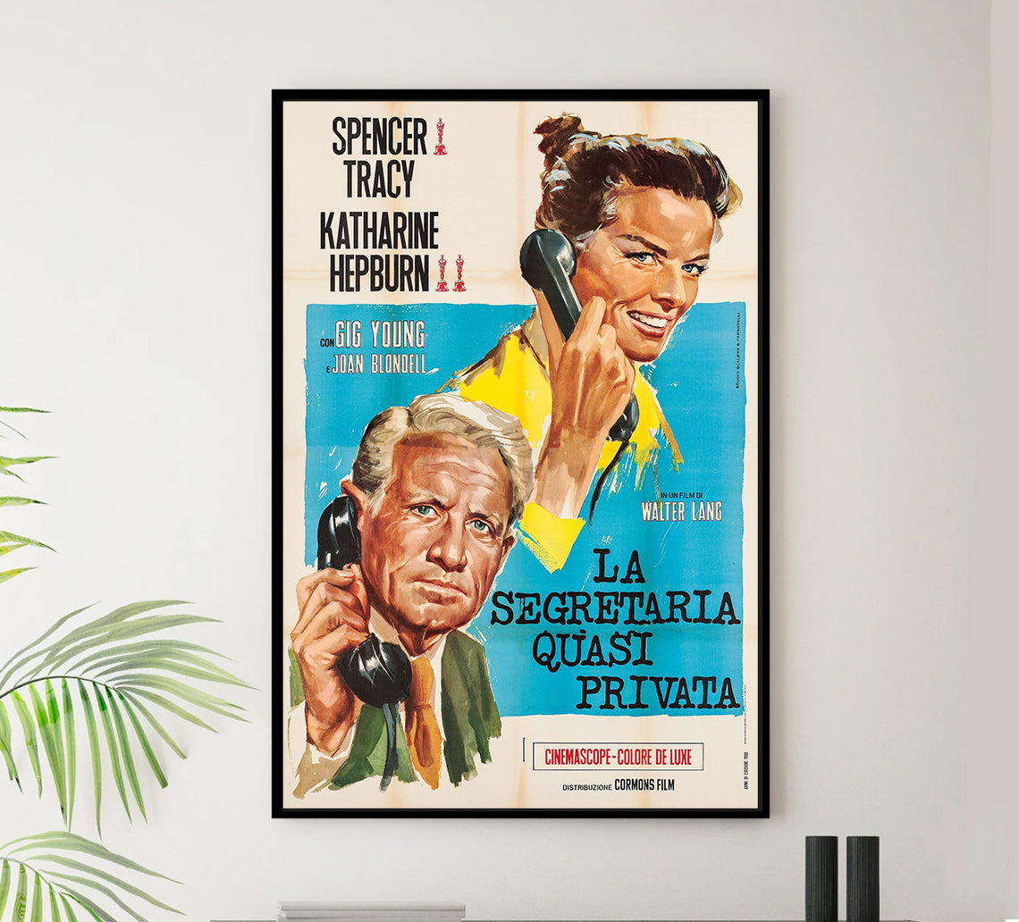 Desk Set 1957 - Italy - v1 - Classic Movie Poster