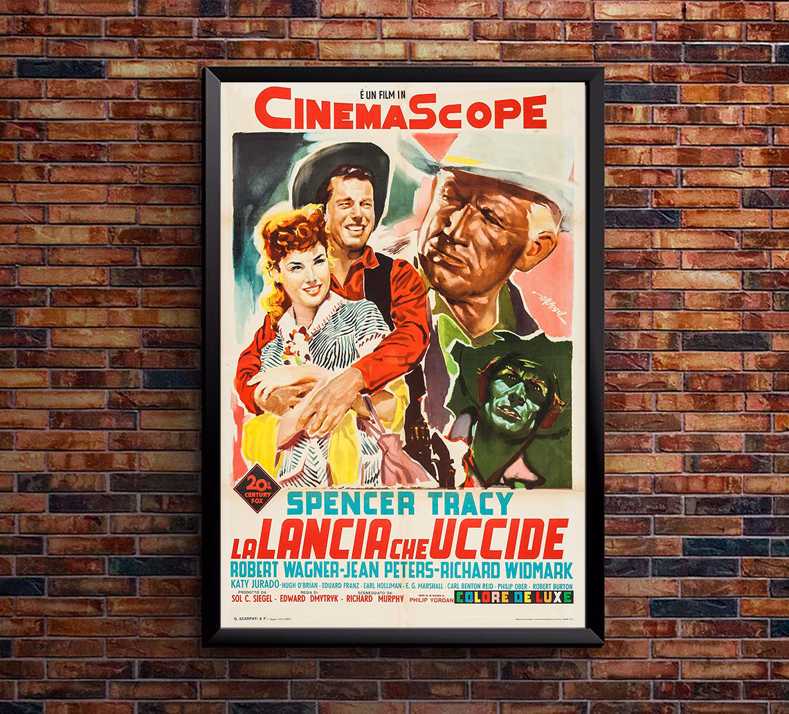 Broken Lance 1954 - Italy - v1 - Classic Movie Poster