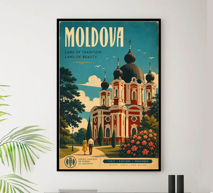 Moldova - Tourism - v1 - Vintage Travel Poster