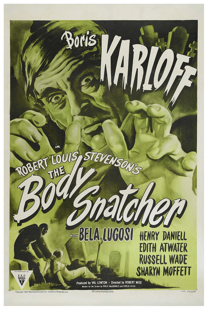 The Body Snatcher 1945 - US - v1 - Classic Movie Poster