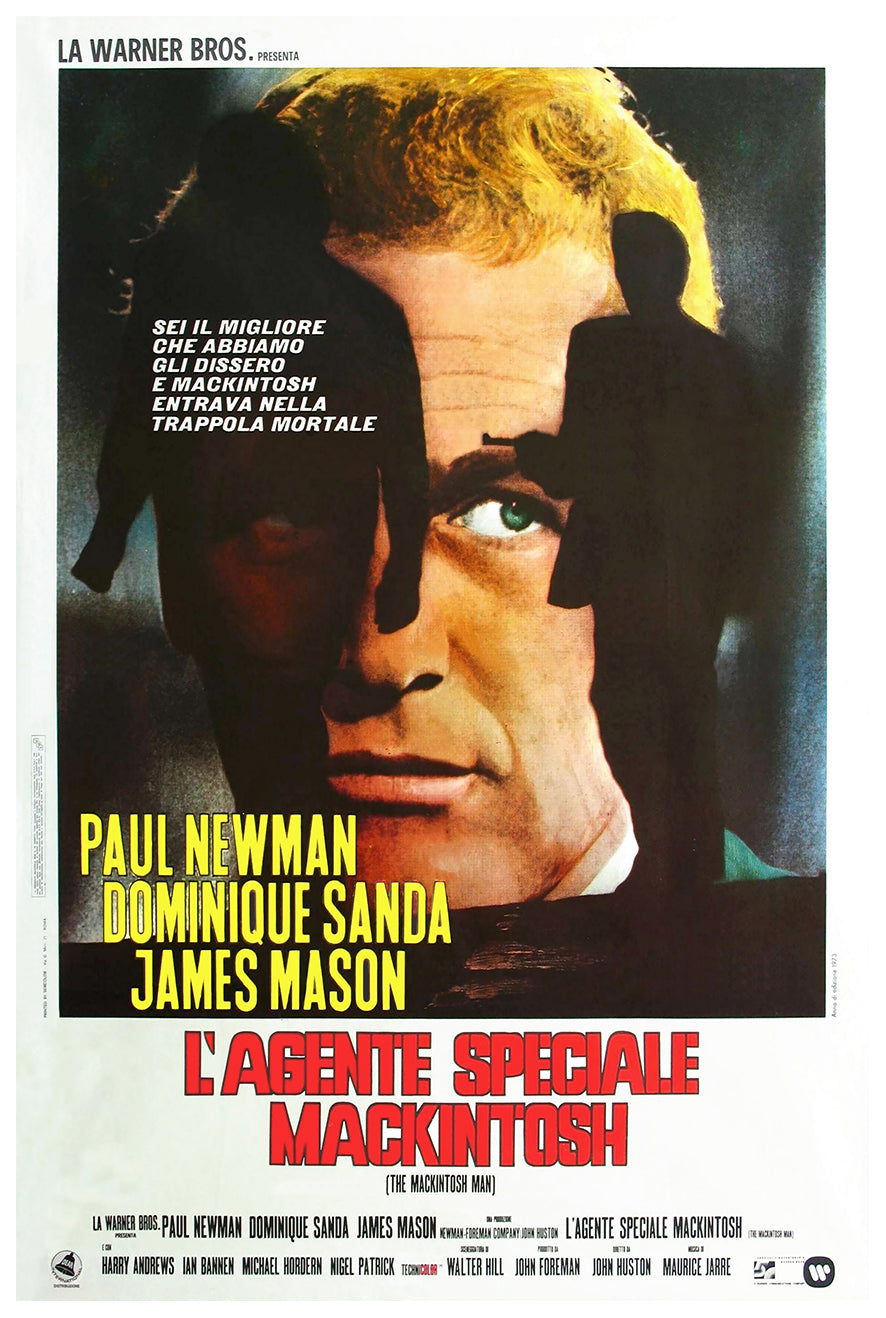 The MacKintosh Man 1973 - Paul Newman - Italy - Classic Movie Poster