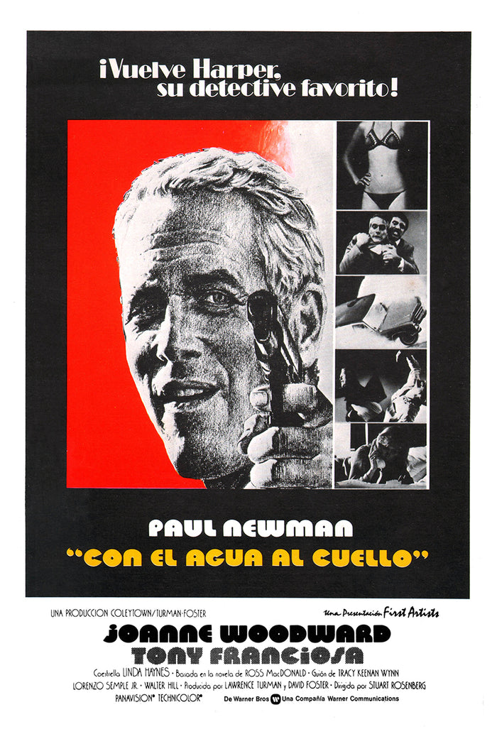 The Drowning Pool 1975 - Paul Newman - Spain - Classic Movie Poster