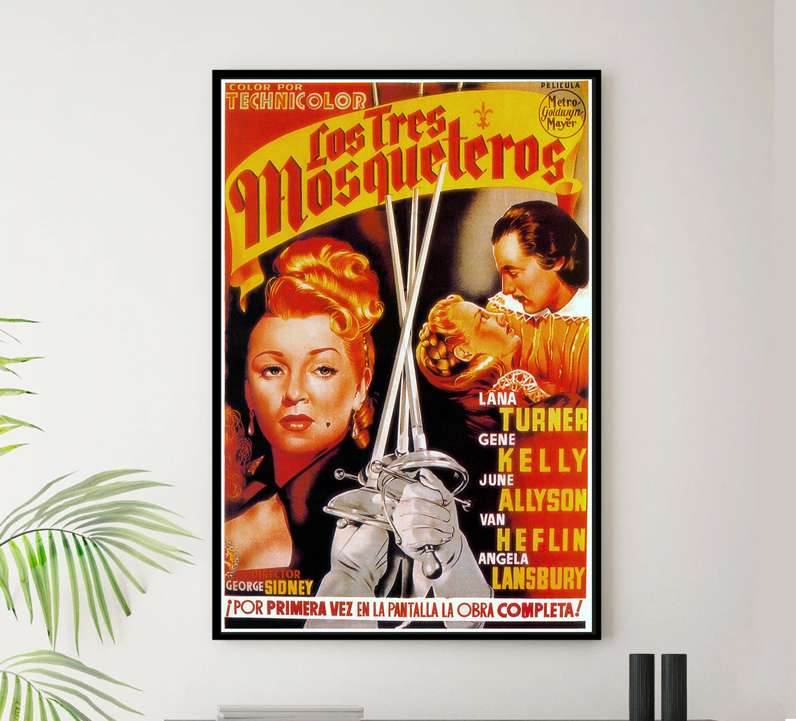 The Three Musketeers 1948 - Spain - v3 - Classic Movie Poster