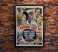 Plymouth Adventure 1952 - Belgium - v1 - Classic Movie Poster
