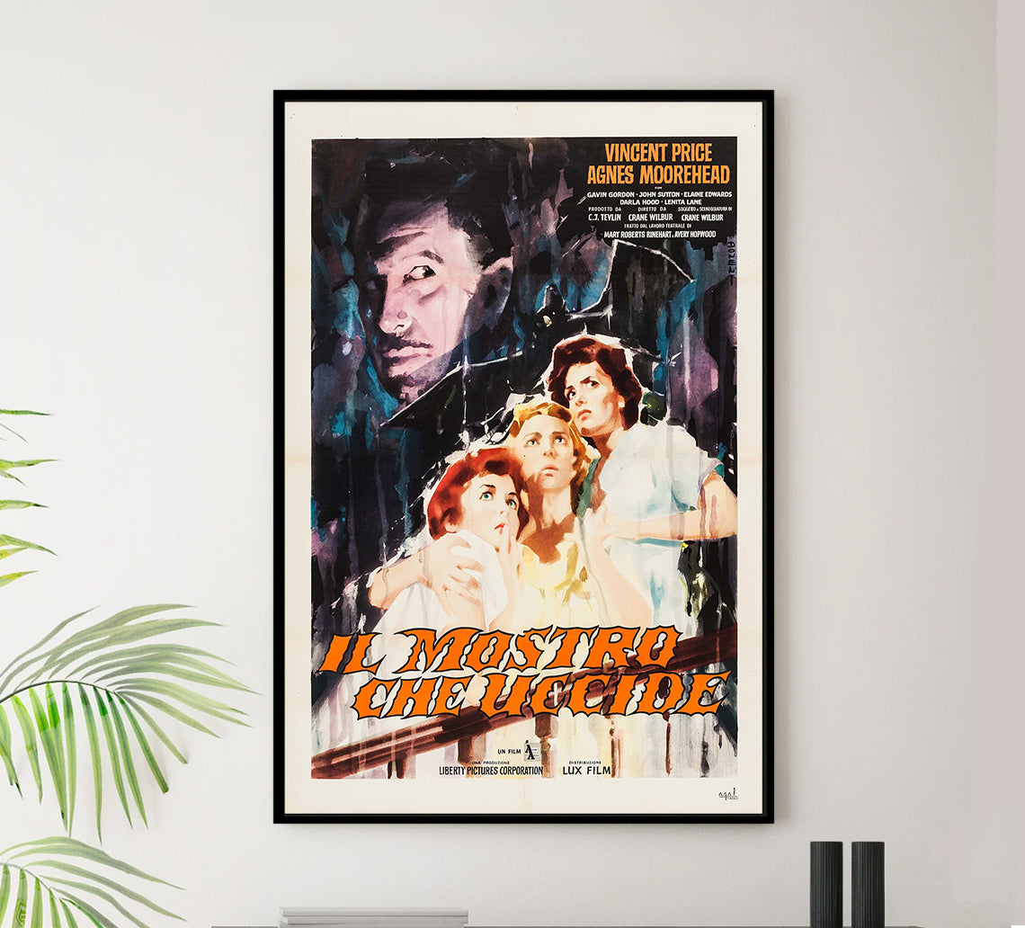 The Bat 1959 - Italy - v1 - Classic Movie Poster