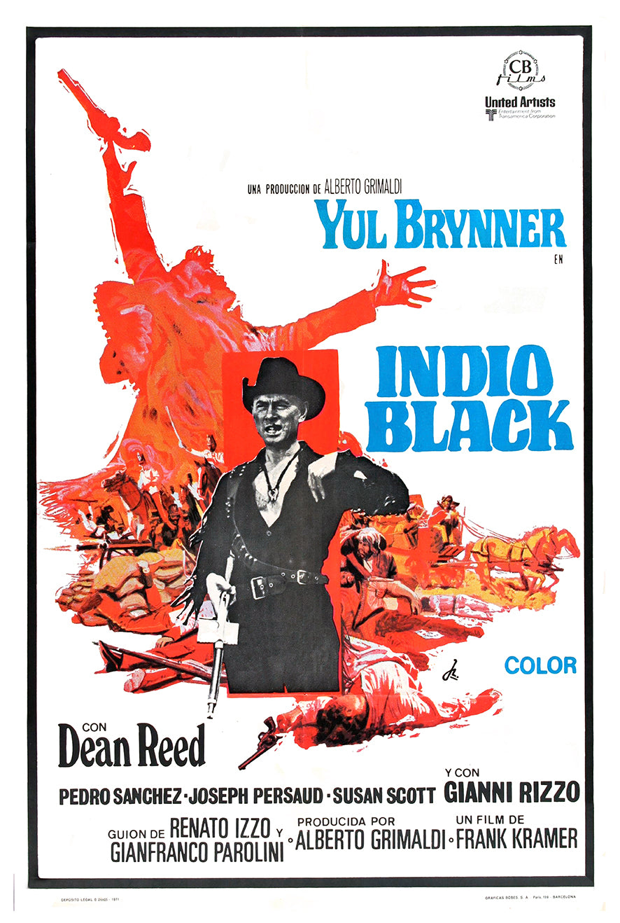 Indio Black, sai che ti dico Sei un gran figlio di...mo... 1970 - Spain - v1 - Classsic Movie Poster