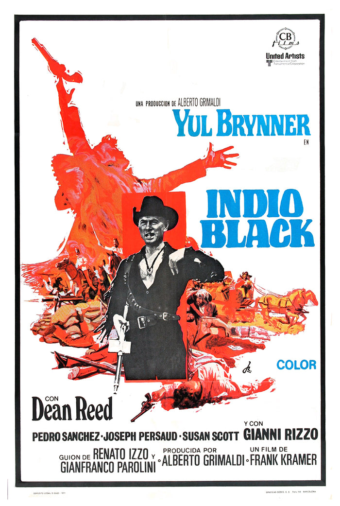 Indio Black, sai che ti dico Sei un gran figlio di...mo... 1970 - Spain - v1 - Classsic Movie Poster