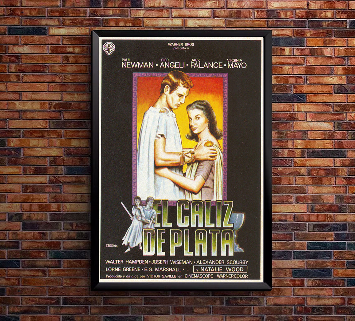 The Silver Chalice 1954 - Paul Newman - Spain - Classic Movie Poster