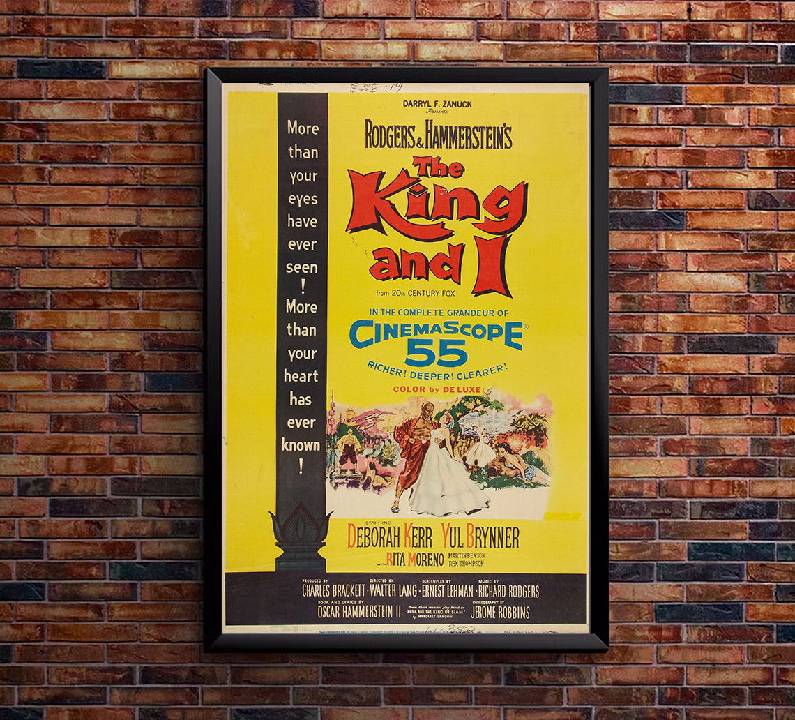 The King and I 1956 - US - v3 - Classsic Movie Poster