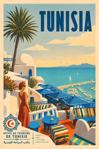Tunisia - Tourism - v1 - Vintage Travel Poster