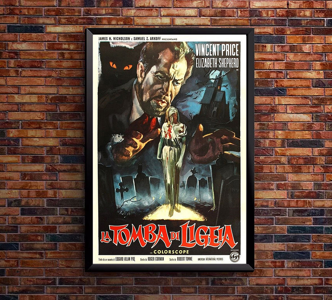 The Tomb of Ligeia 1964 - Italy - v1 - Classic Movie Poster