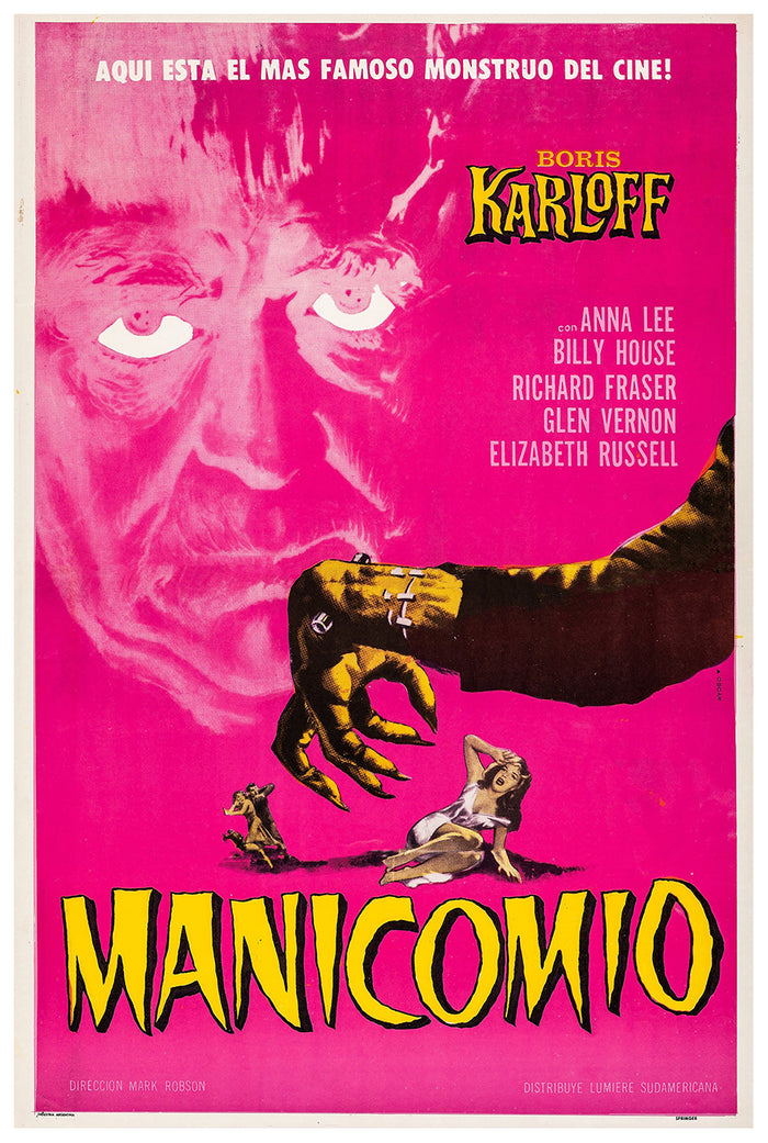 Bedlam 1946 - Argentina - v1 - Classic Movie Poster