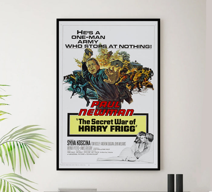The Secret War of Harry Frigg 1968 - Paul Newman - US - Classic Movie Poster
