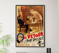 The Invisible Man Returns 1940 - France - v3 - Classic Movie Poster