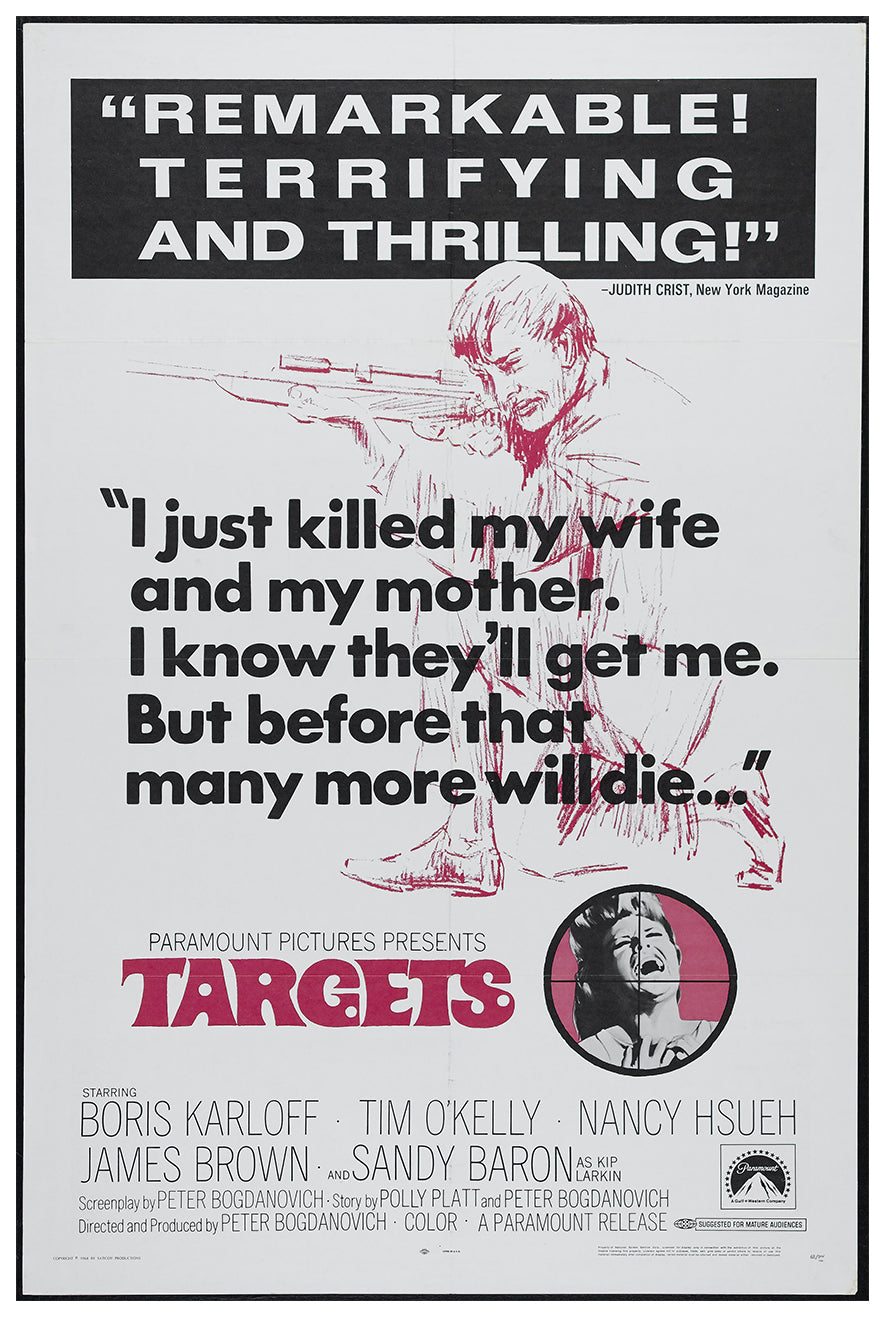 Targets 1968 - US - v1 - Classic Movie Poster
