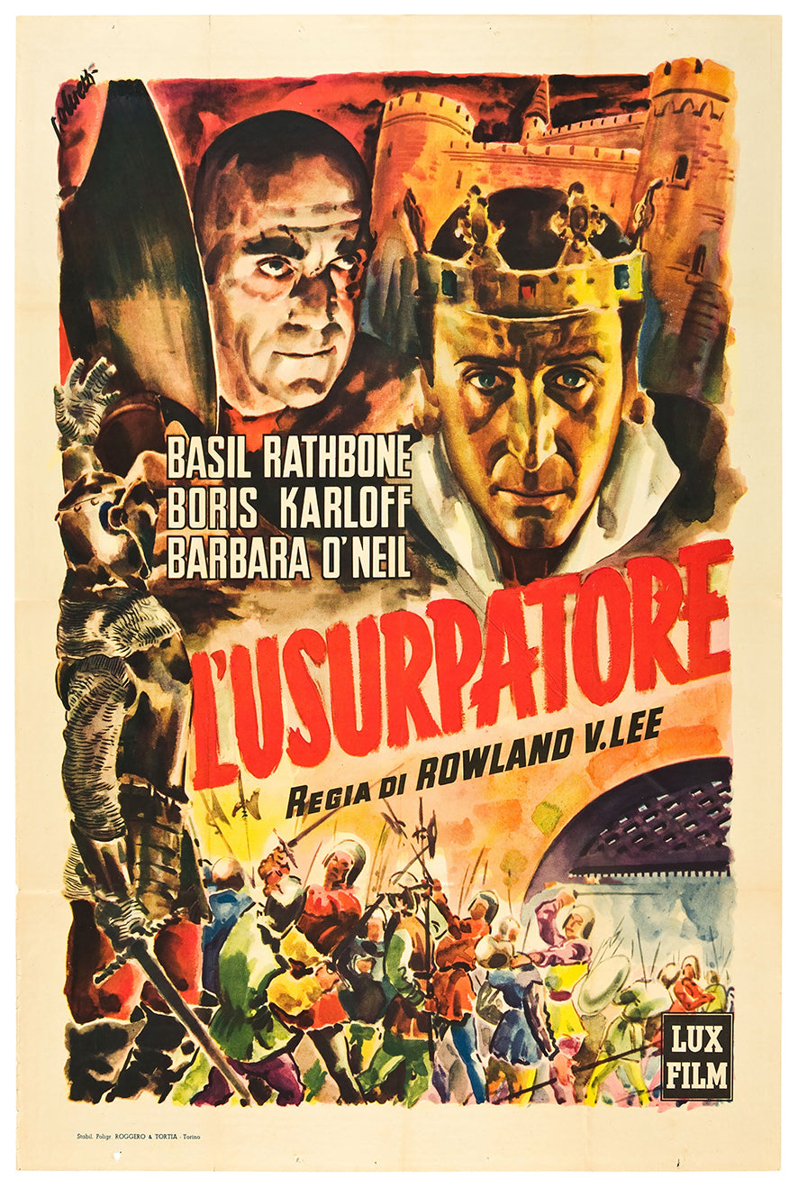 Tower of London 1939 - Italy - v1 - Classic Movie Poster