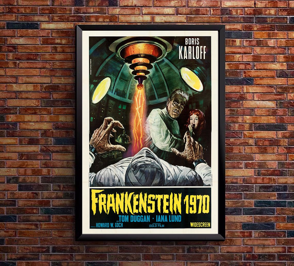Frankenstein - 1970 1958 - Italy - v1 - Classic Movie Poster