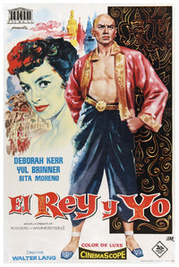 The King and I 1956 - Spain - v1 - Classsic Movie Poster