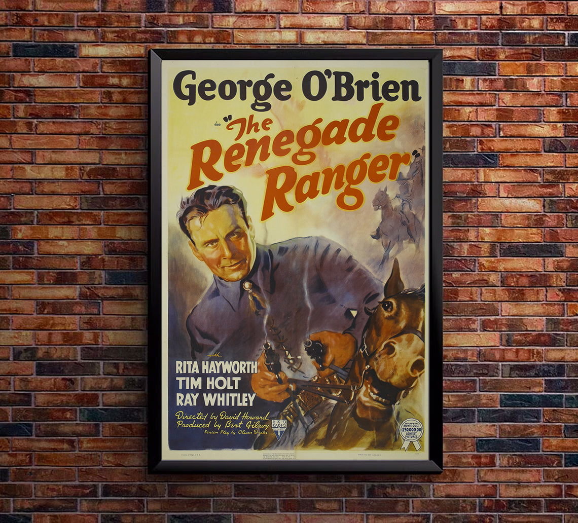The Renegade Ranger 1938 - Rita Hayworth - US (2) - Classic Movie Poster