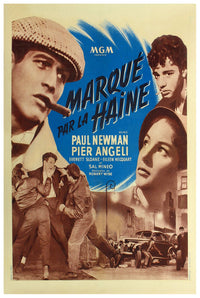 Somebody Up There Likes Me 1956 - Paul Newman - France - Classic Movie Poster