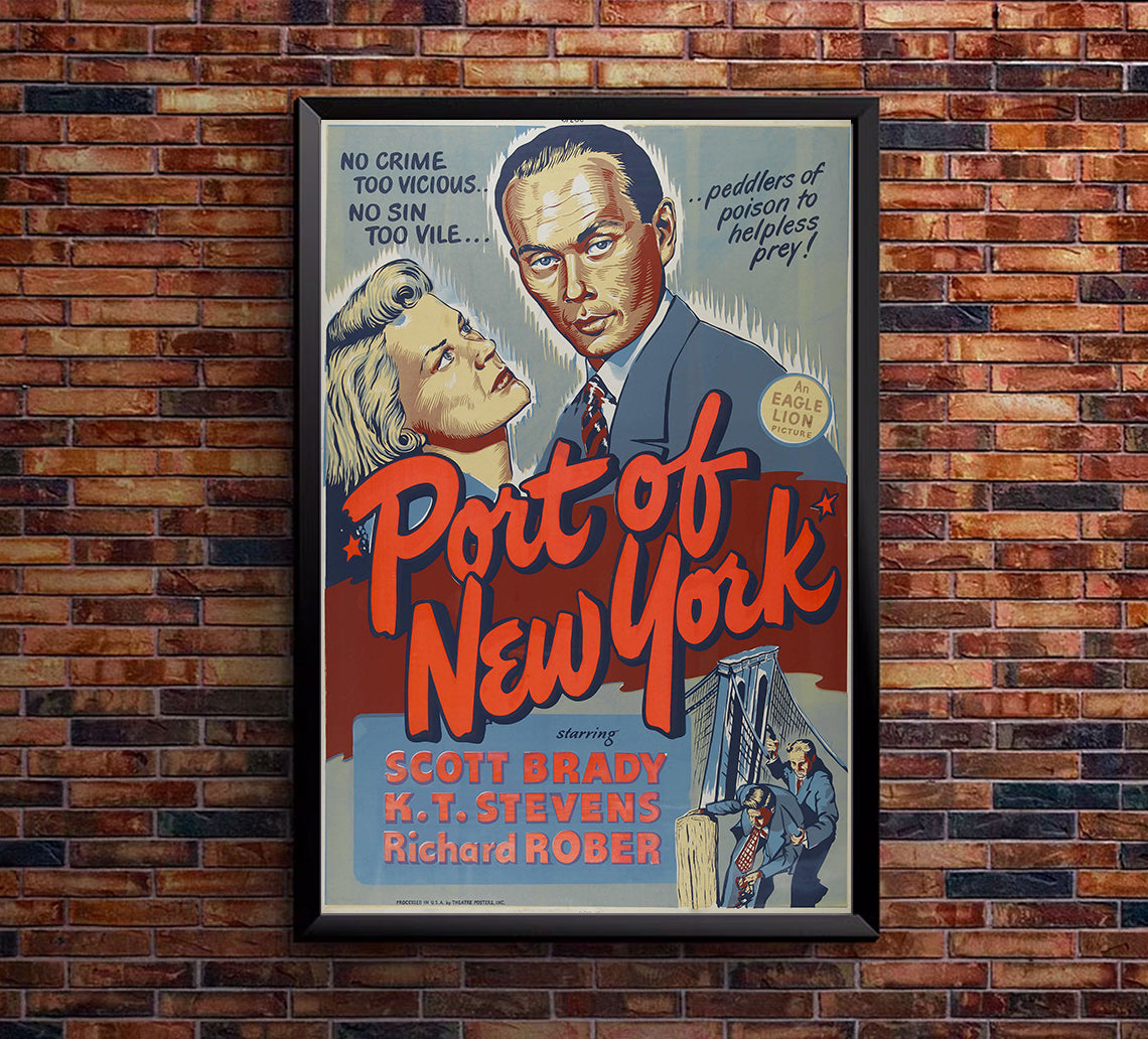 Port of New York 1949 - US - v1 - Classsic Movie Poster