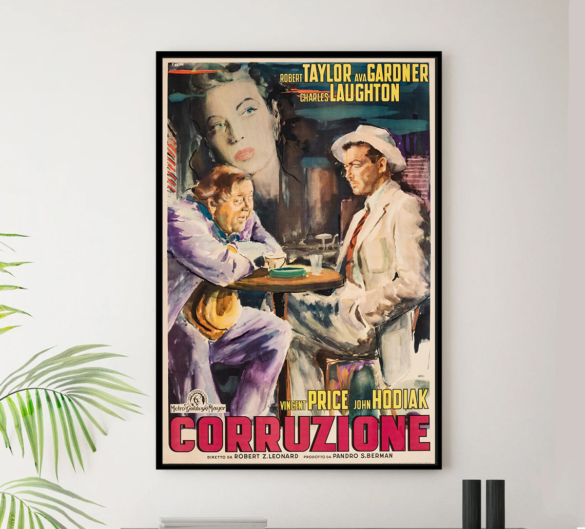 The Bribe 1949 - Italy - v2 - Classic Movie Poster