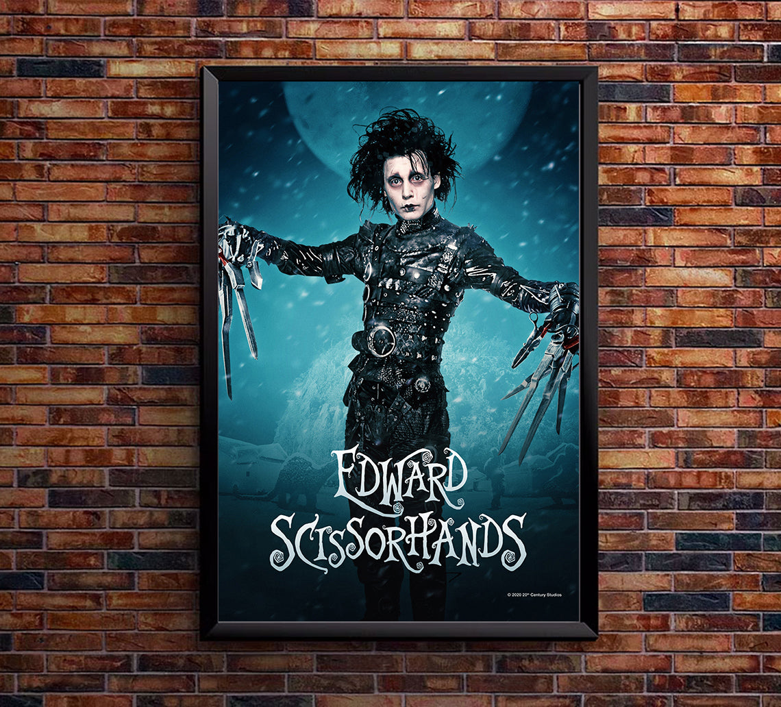 Edward Scissorhands 1990 - US - v9 - Classic Movie Poster