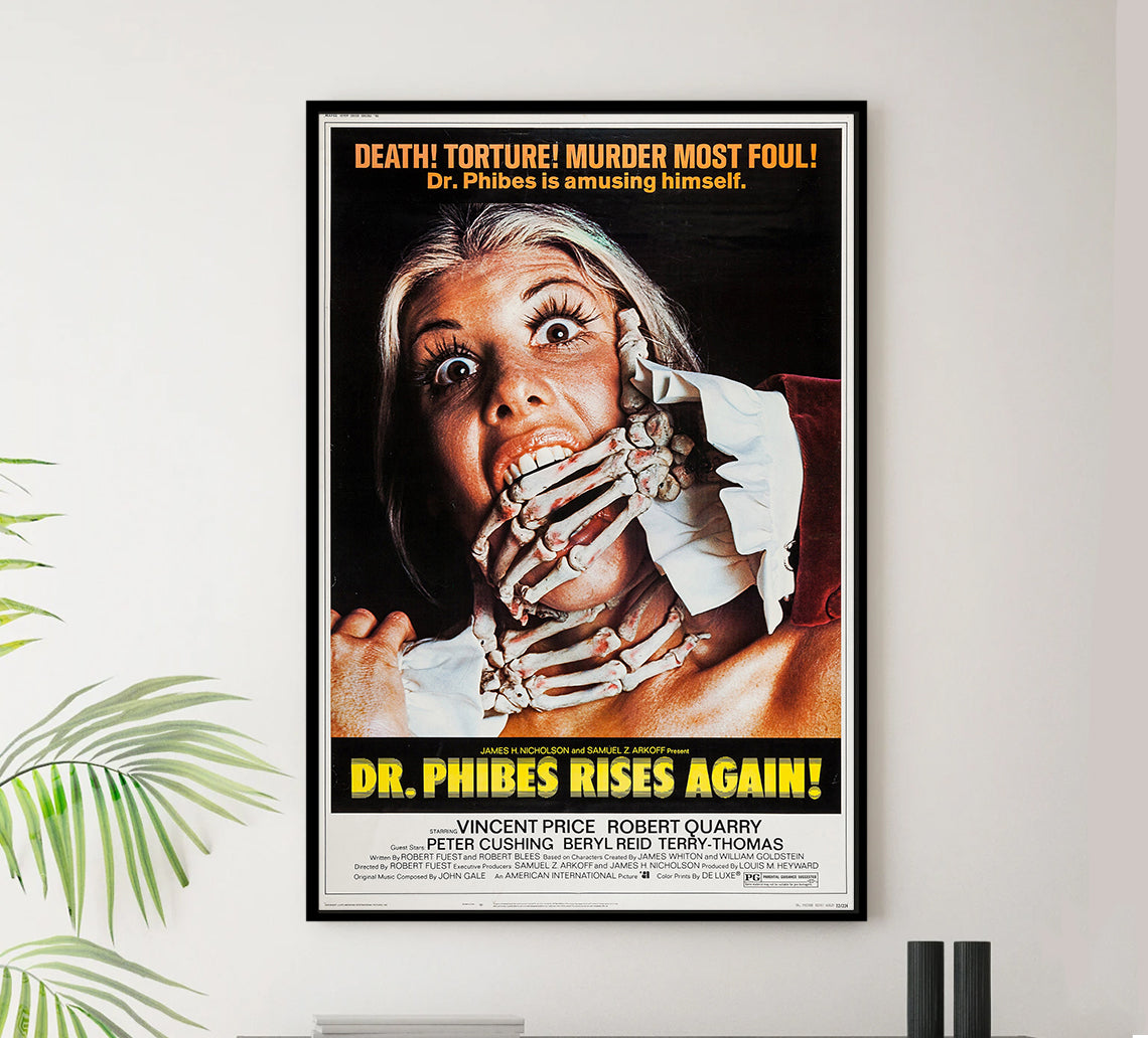 Dr. Phibes Rises Again 1972 - US - v2 - Classic Movie Poster