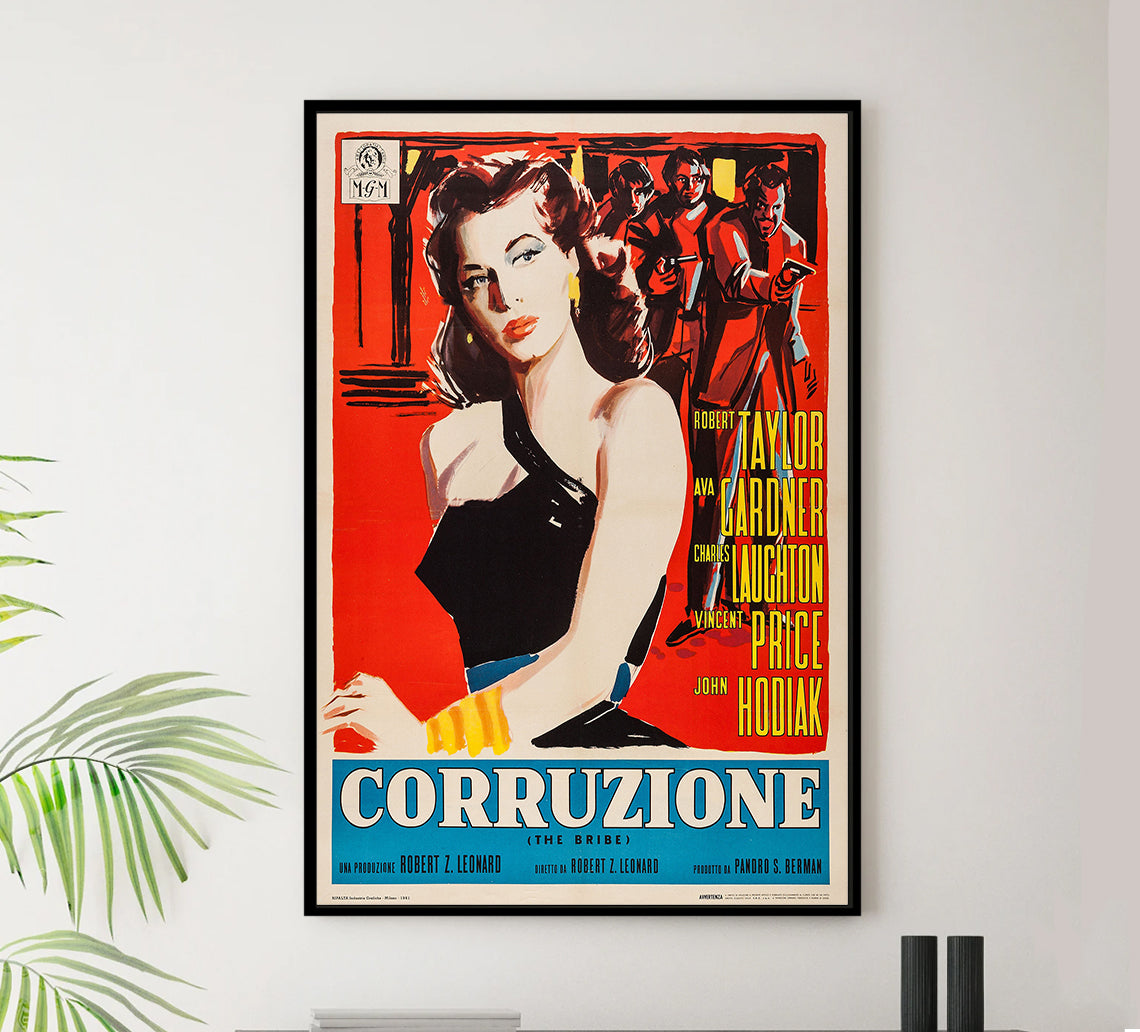 The Bribe 1949 - Italy - v4 - Classic Movie Poster