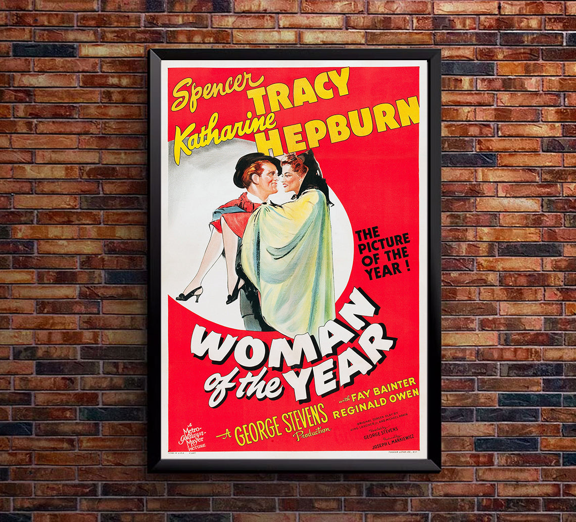 Woman of the Year 1942 - US - v4 - Classic Movie Poster