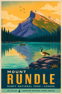 Canada - Banff National Park - Vintage Tourism Travel Poster