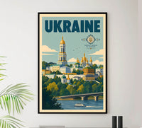 Ukraine - Tourism - v1 - Vintage Travel Poster