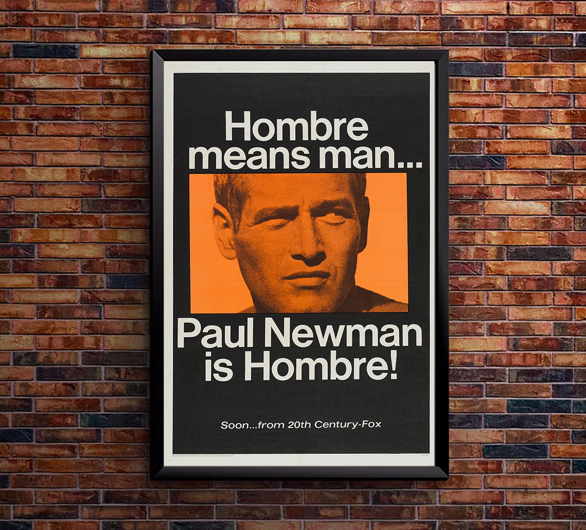 Hombre 1967 - Paul Newman - US - Classic Movie Poster