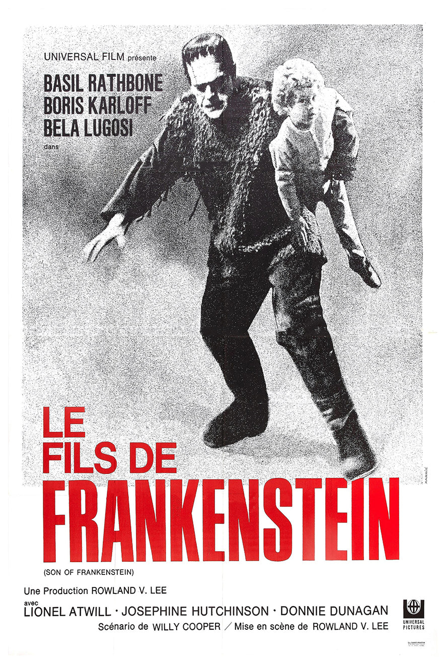 Son of Frankenstein 1939 - France - v2 - Classic Movie Poster