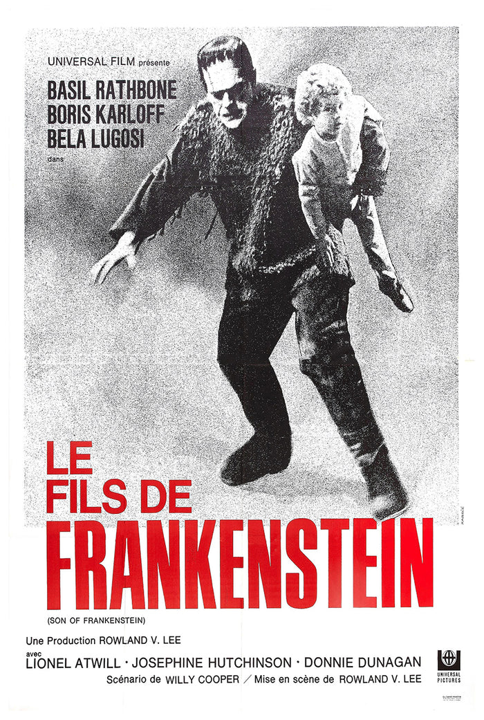 Son of Frankenstein 1939 - France - v2 - Classic Movie Poster